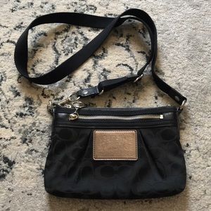 Coach black crossbody